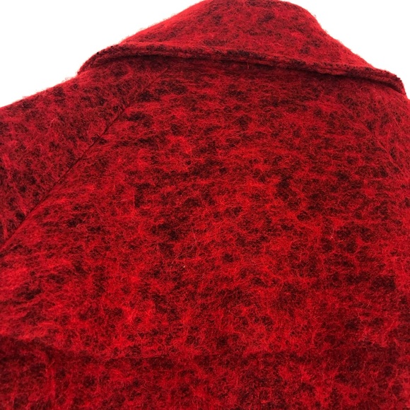 Wool Cropped Cape Coat Sz S - Picture 10 of 15